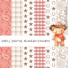 papel digital pequeno cowboy
