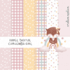 papel digital corujinha girl