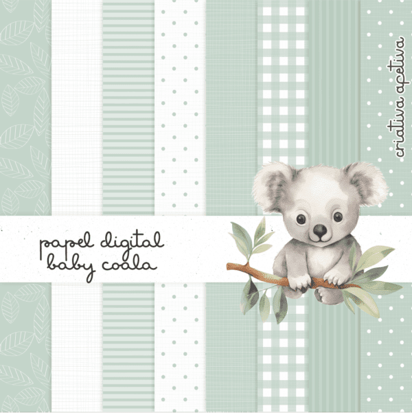 papel digital baby coala