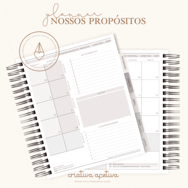 COMBO PLANNER NOSSOS PROPÓSITOS 2024 - Image 12