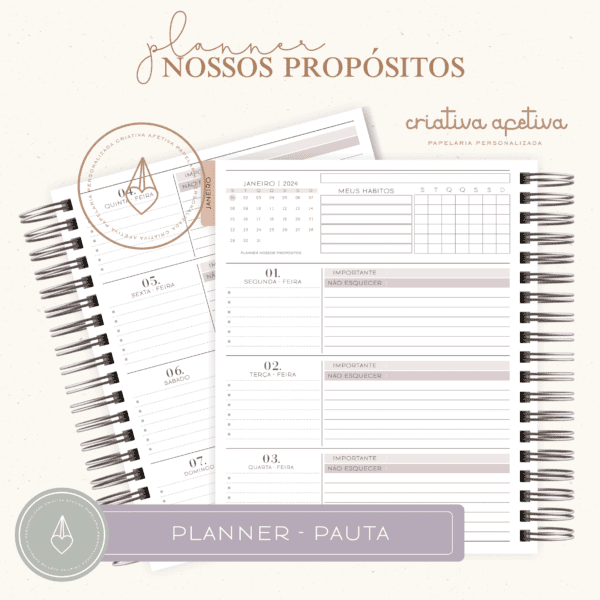 COMBO PLANNER NOSSOS PROPÓSITOS 2024 - Image 16