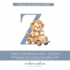 combo monograma leão azul - letra z