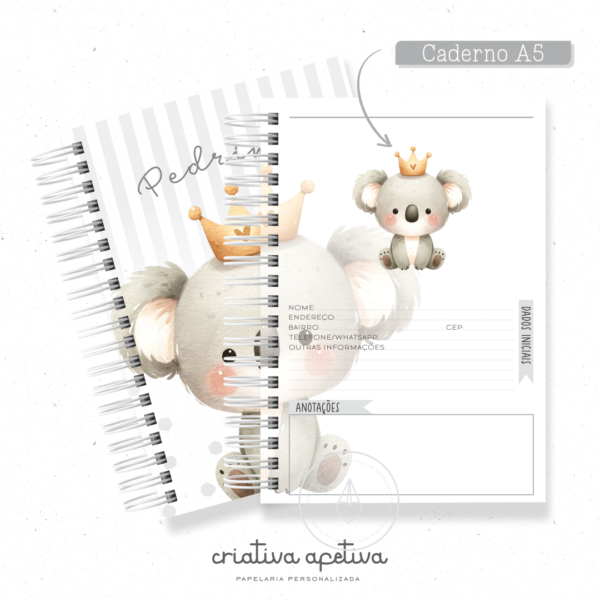 caderno coala baby