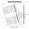planner viagem cinza
