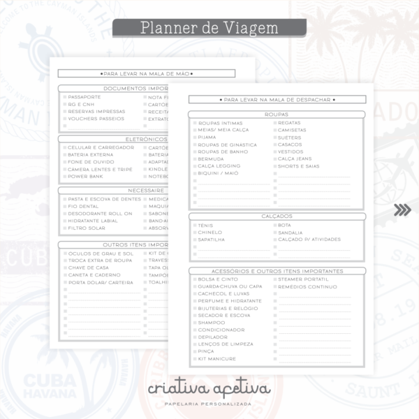 planner viagem cinza - Image 7