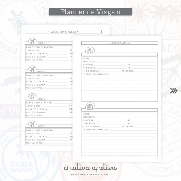 planner viagem cinza - Image 8