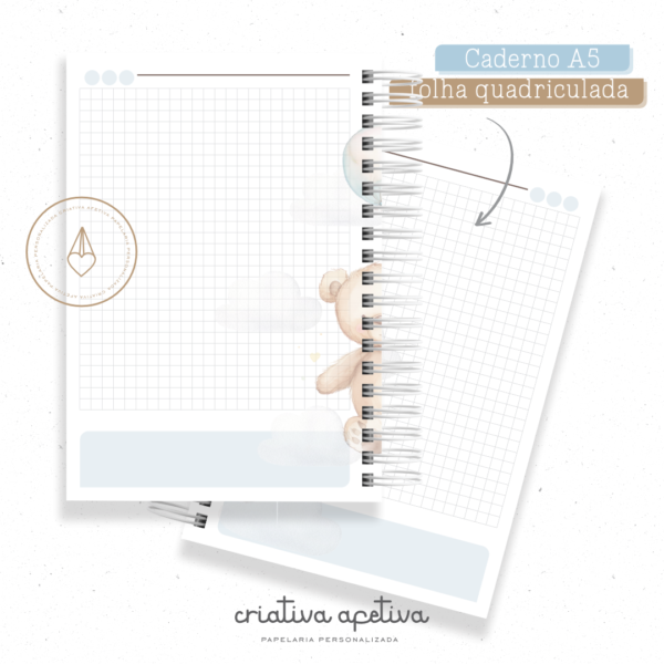 caderno urso balão - Image 4