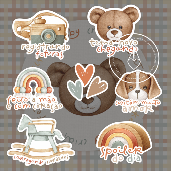 comunidade stickers baby criativa afetiva - Image 2