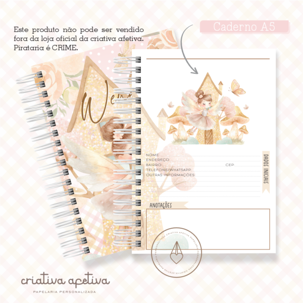 caderno fada wendy - Image 2