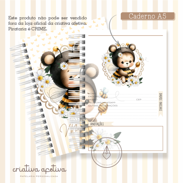 caderno bee bear - Image 2