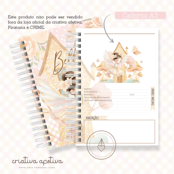 caderno fada bella - Image 2