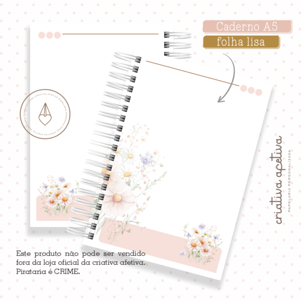 caderno floral sophia - Image 3