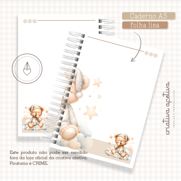 caderno urso soninho - Image 3