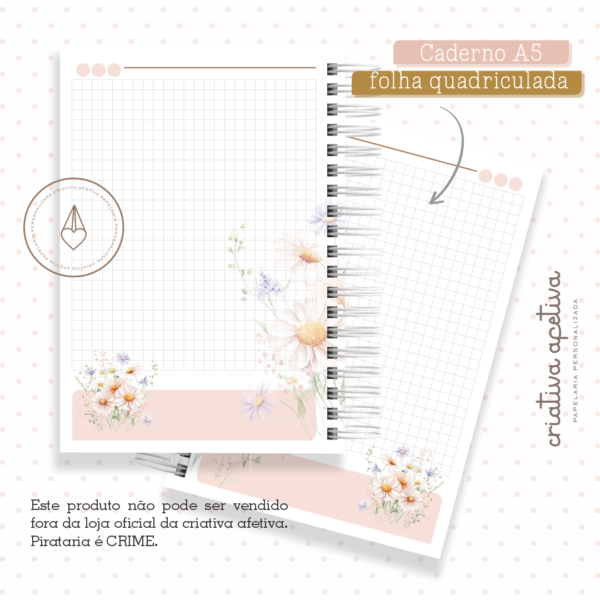 caderno floral sophia - Image 4