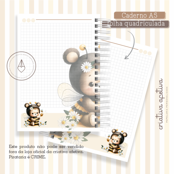 caderno bee bear - Image 4