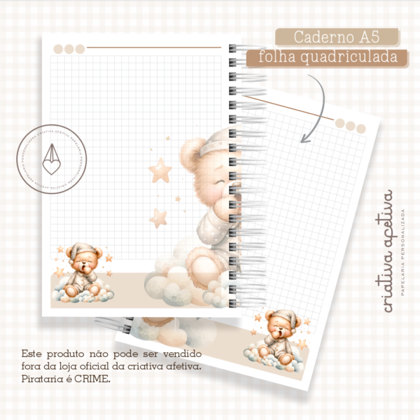 caderno urso soninho - Image 4