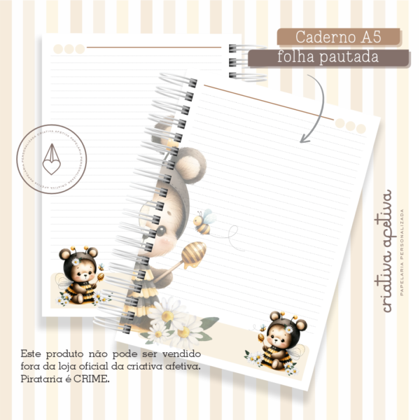 caderno bee bear - Image 5