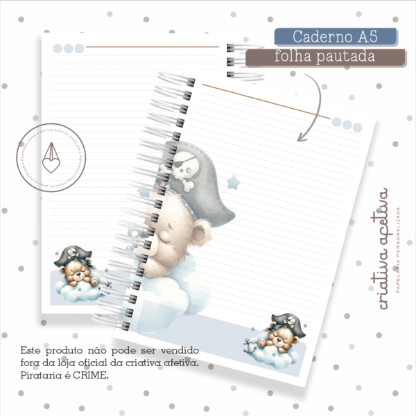 caderno pirata baby - Image 3