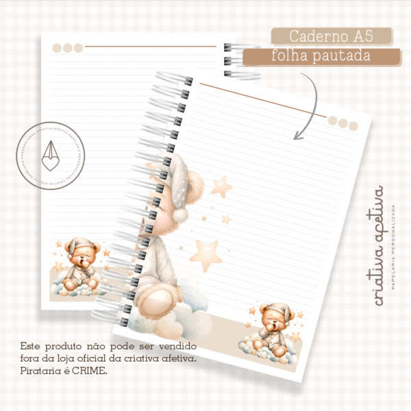 caderno urso soninho - Image 5