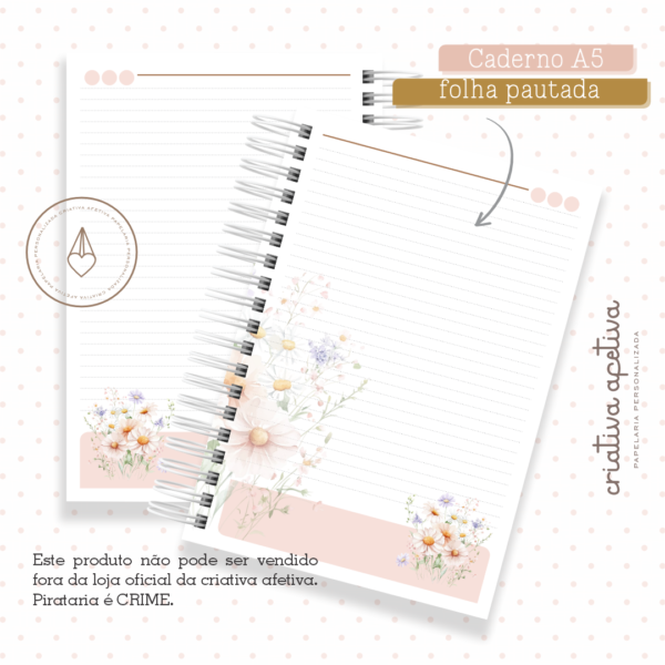 caderno floral sophia - Image 5