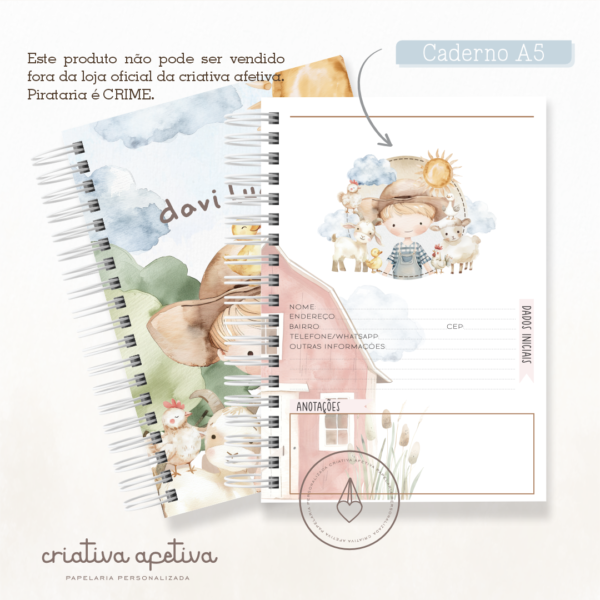 caderno fazendinha do davi - Image 2