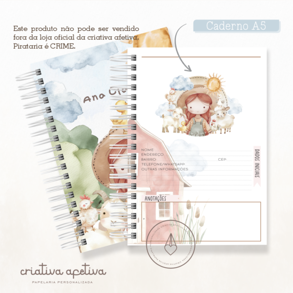 caderno fazendinha da ana - Image 2