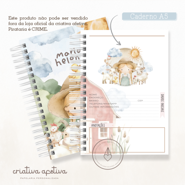 caderno fazendinha da maria - Image 2