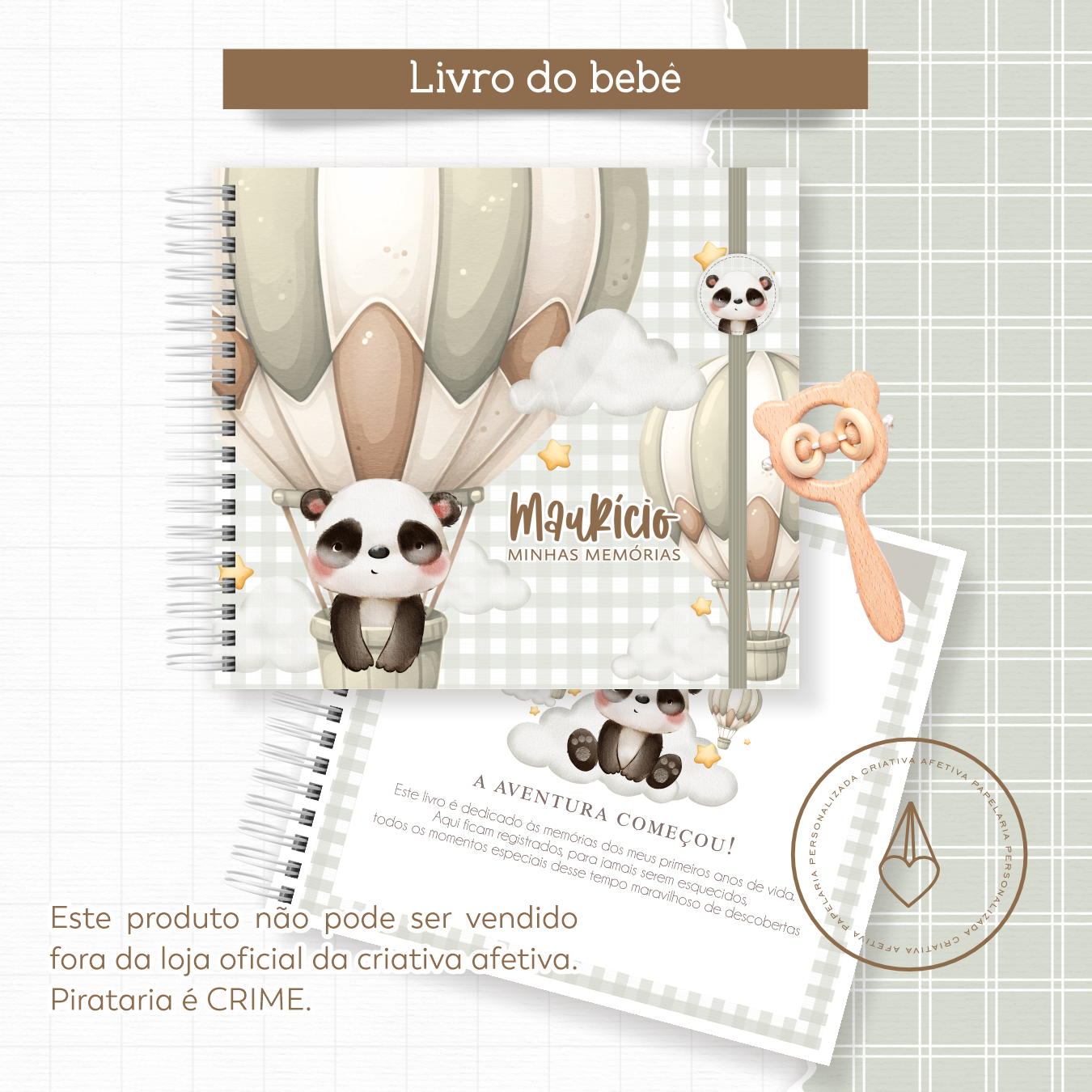 combo panda baloeiro