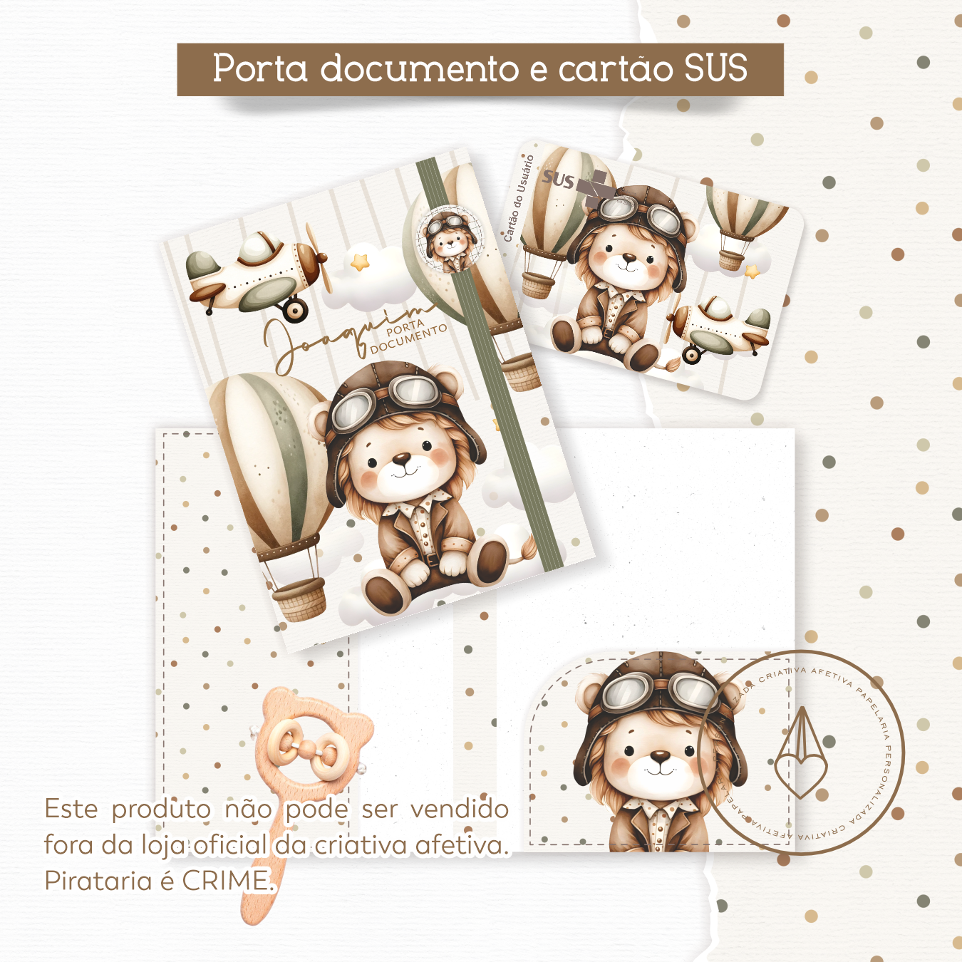 combo leão aviador - Imagem 5