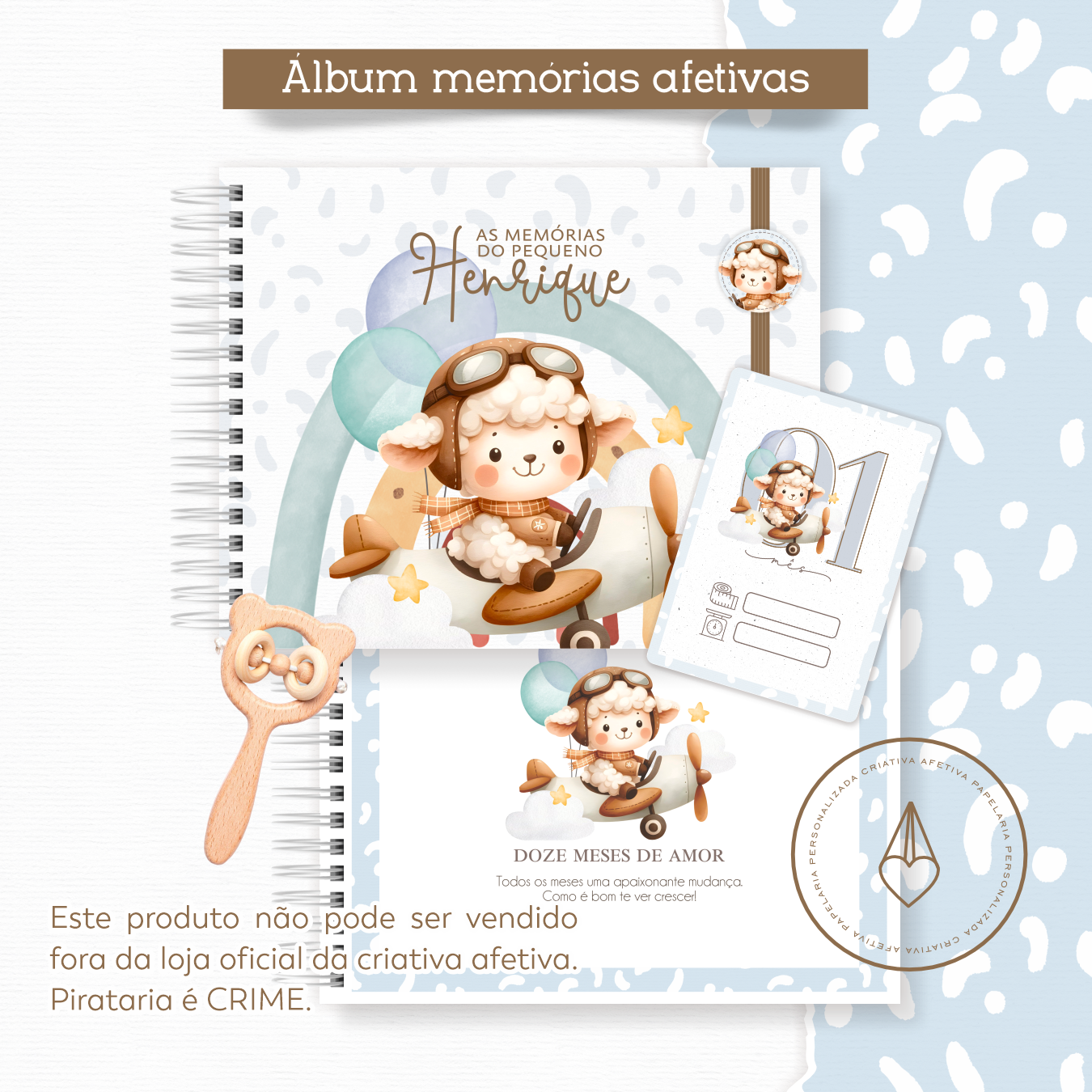combo ovelhinha aventureiro - Imagem 2