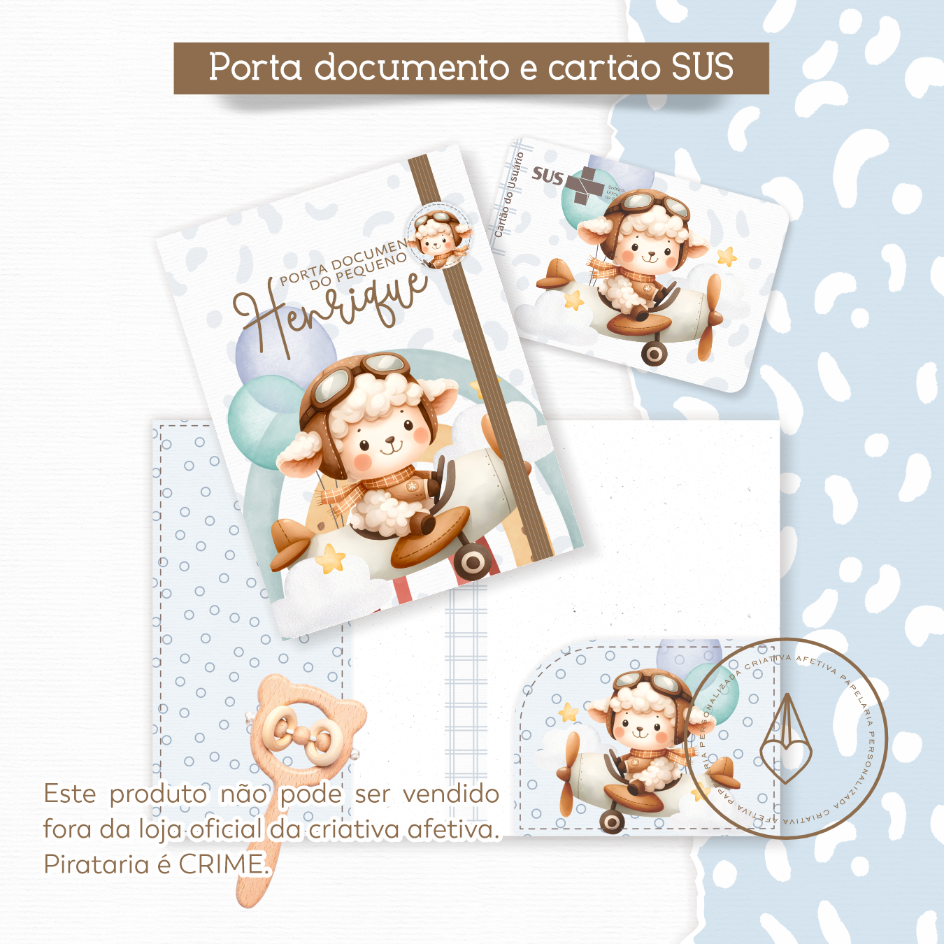 combo ovelhinha aventureiro - Imagem 5