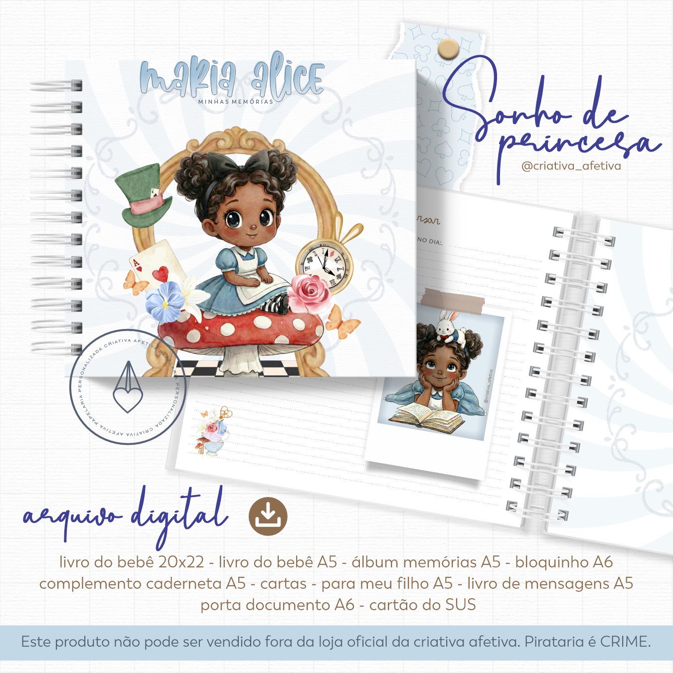 sonho de princesa - alice negra 02 - Imagem 2