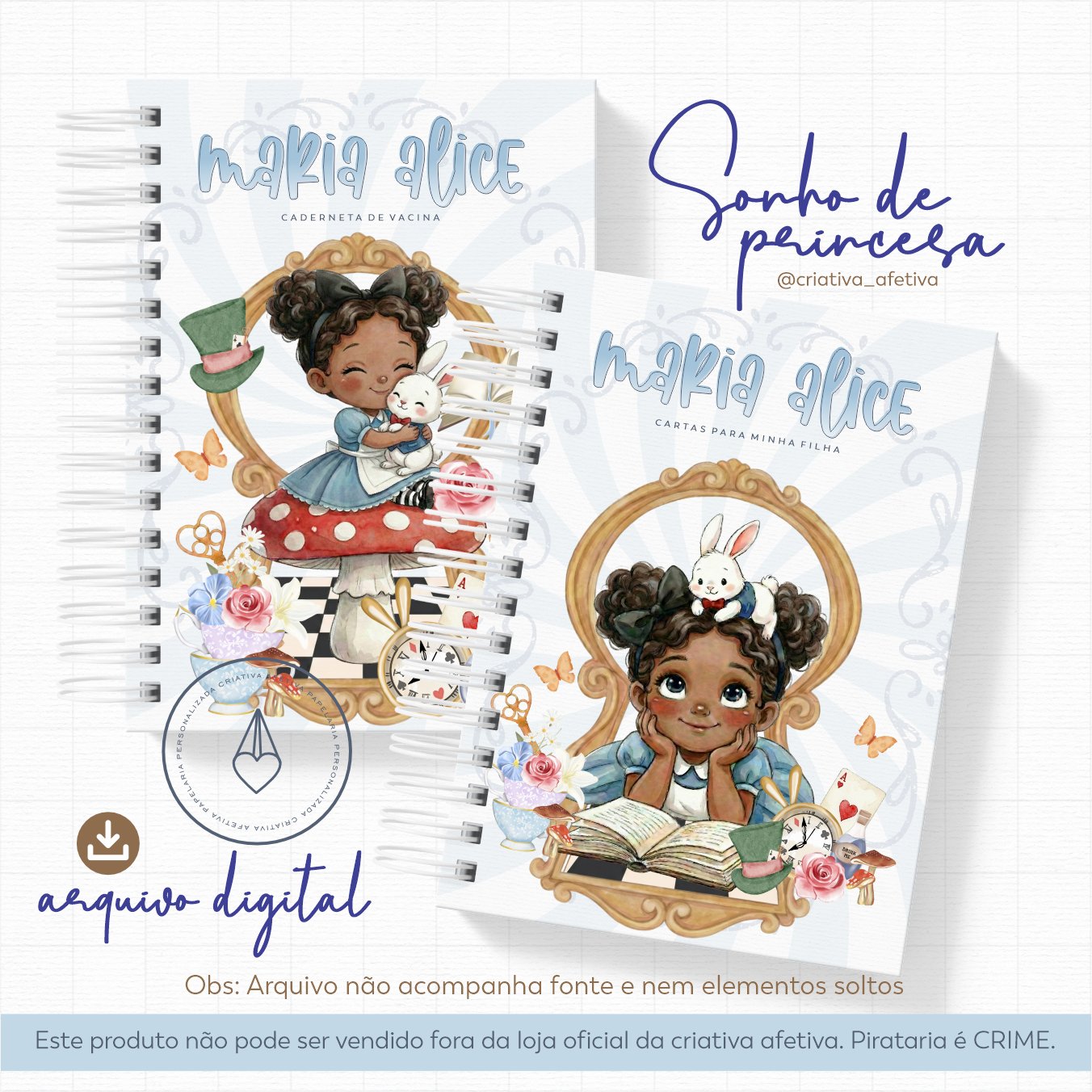 sonho de princesa - alice negra 02 - Imagem 3