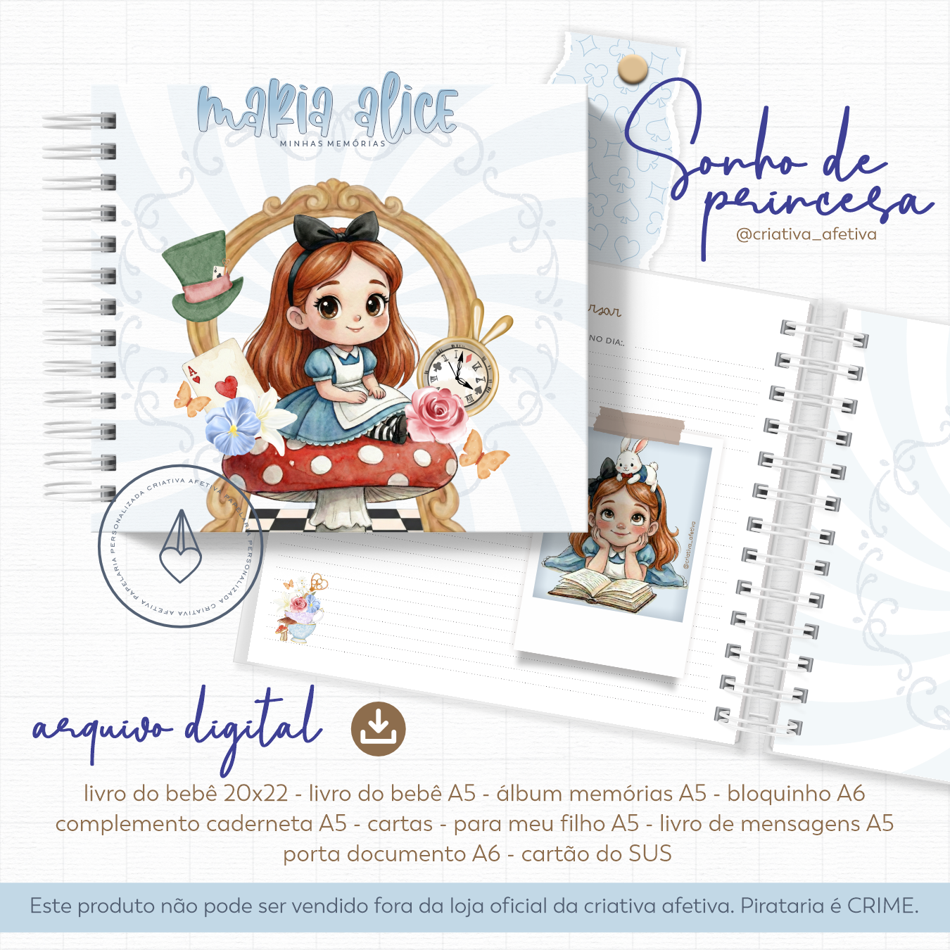 sonho de princesa - alice ruiva 01 - Imagem 2