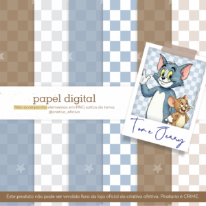 papel digital tom e jerry