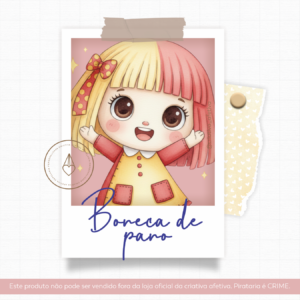 combo boneca de pano