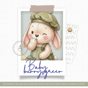 combo baby bunny green