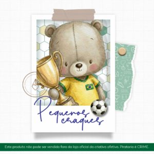 pequenos craques verde e amarelo