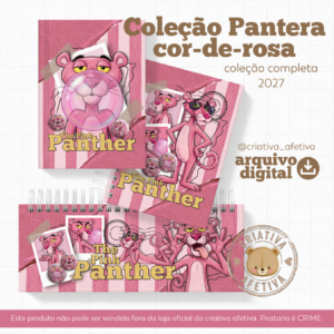 coleção completa pantera cor-de-rosa