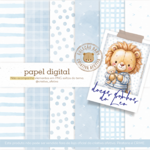 papel digital doces sonhos do leo
