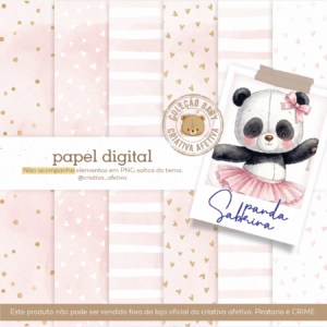 papel digital panda sabrina
