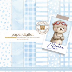 papel digital lontra chico