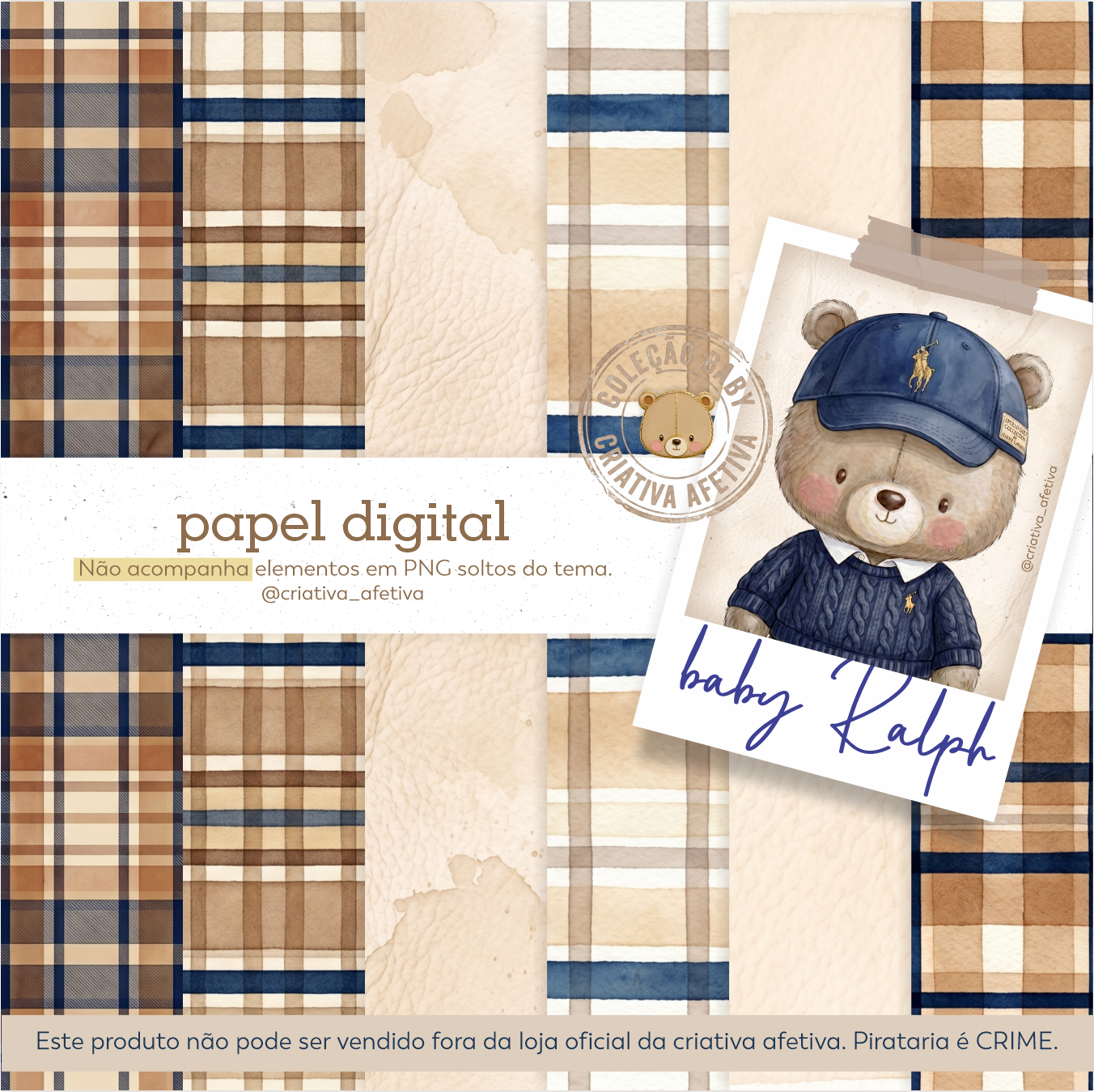 papel digital baby ralph