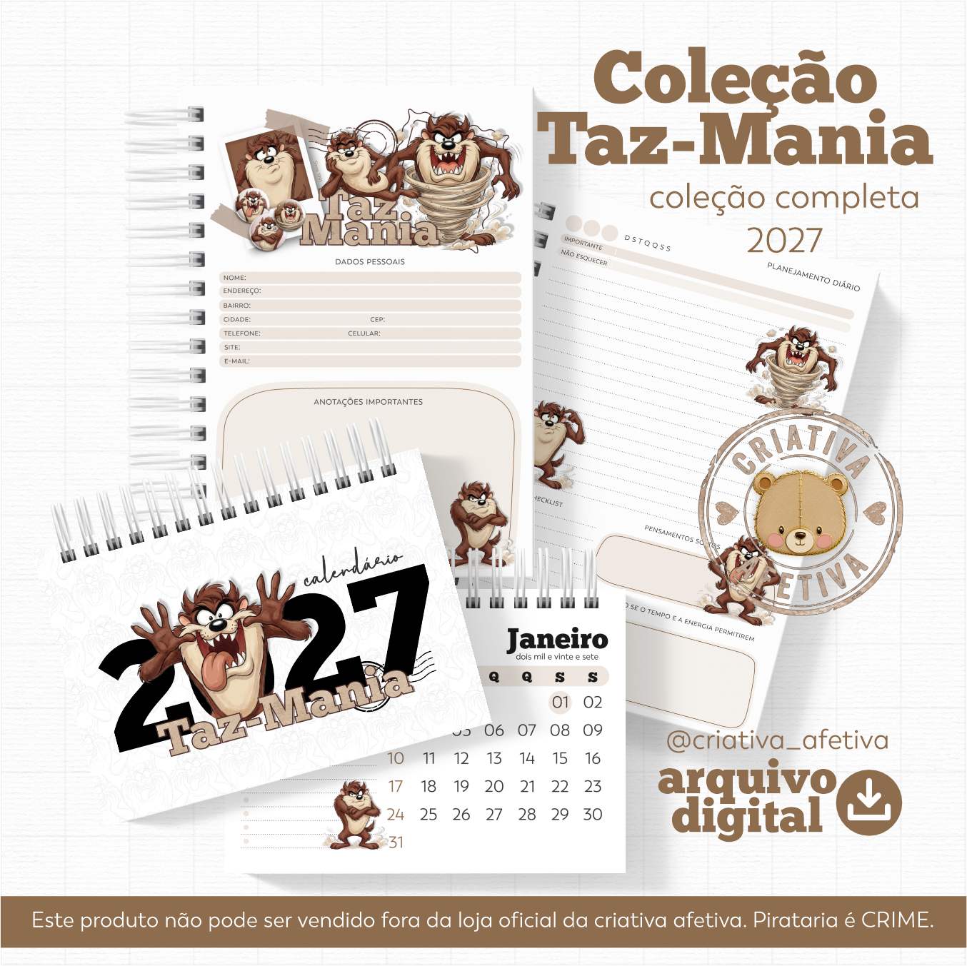 coleção completa taz-mania - Imagem 2