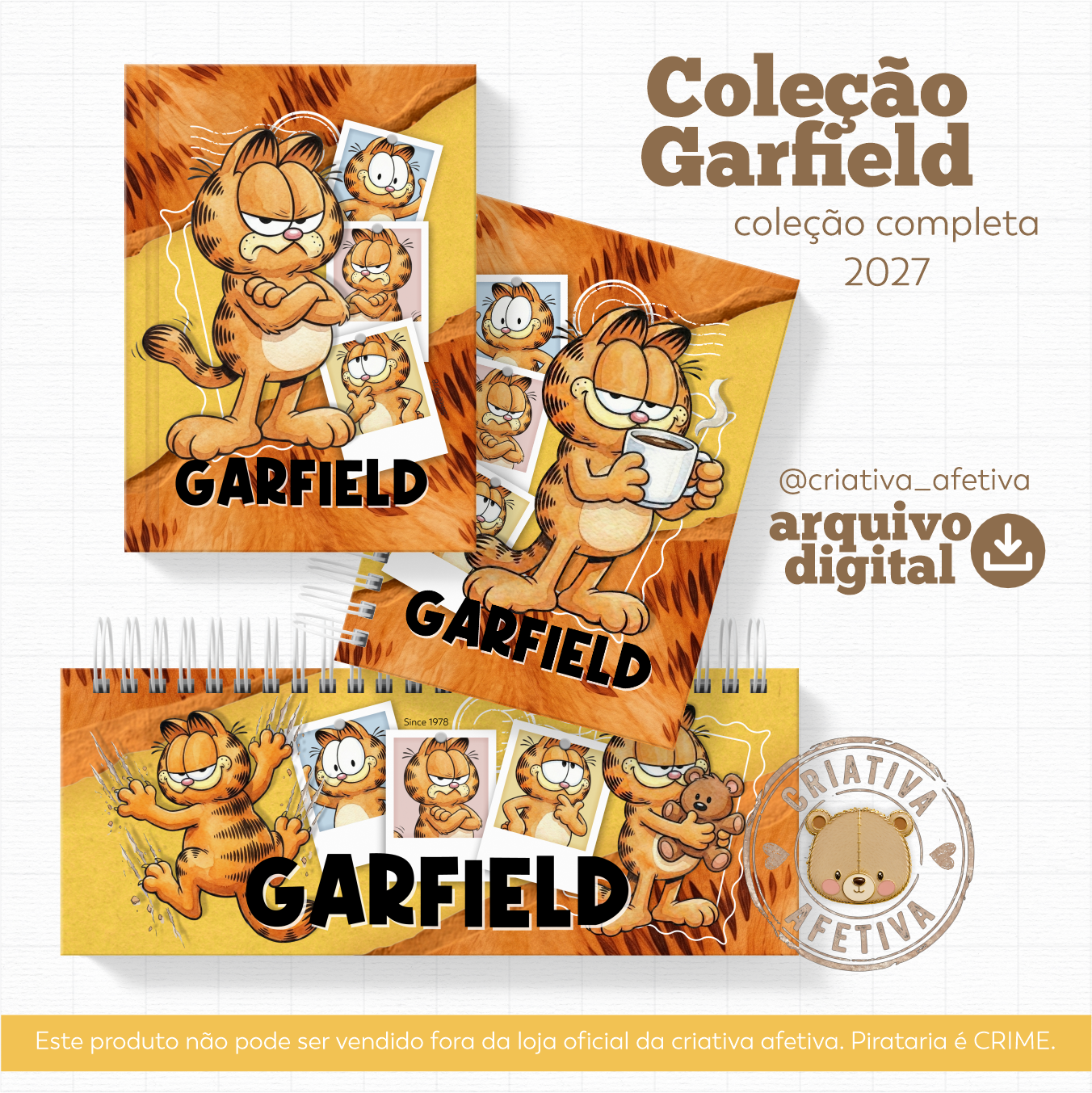 coleção completa garfield