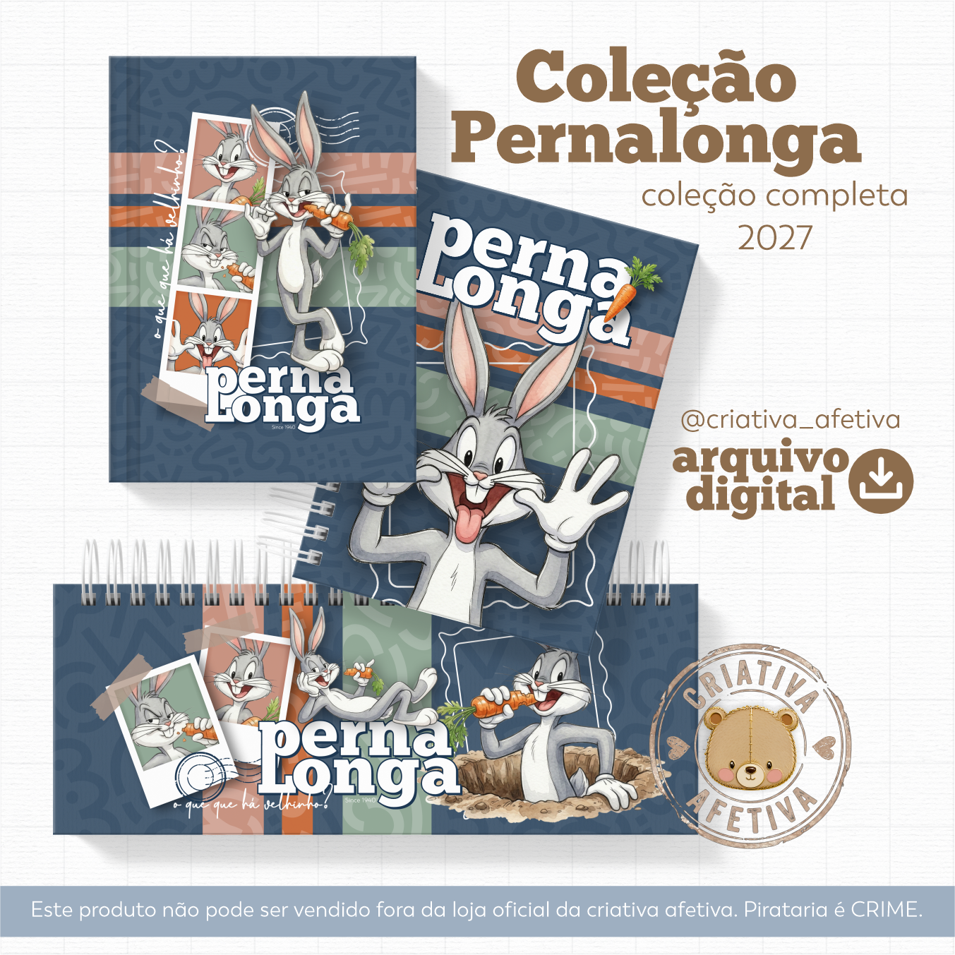 coleção completa pernalonga