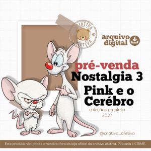 pré venda - coleção completa pink e o cerébro