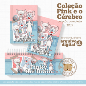 coleção completa pink e o cérebro