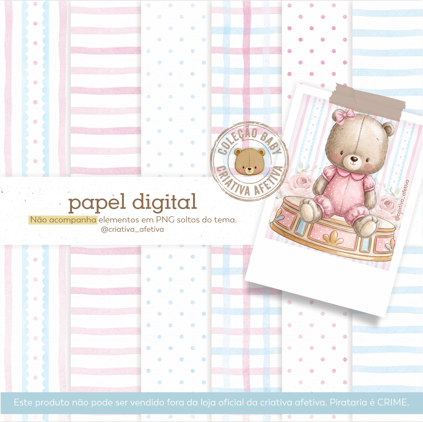 papel digital carrossel da theodora