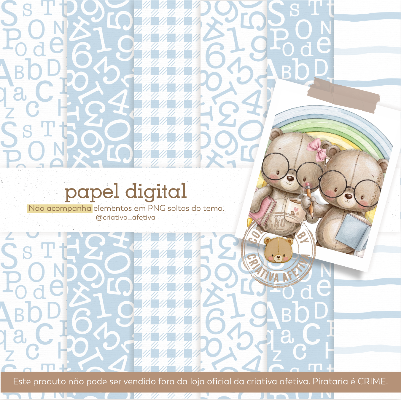 papel digital professores azul